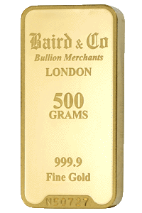 Lingotes Oro 500 Gramos