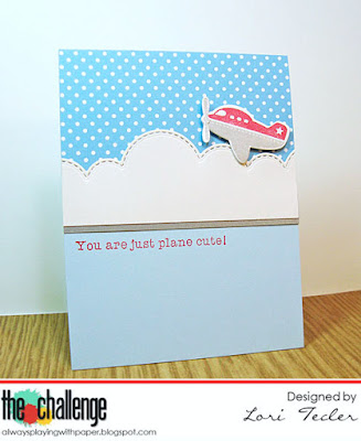 Just Plane Cute card-designed by Lori Tecler/Inking Aloud-stamps from Papertrey Ink