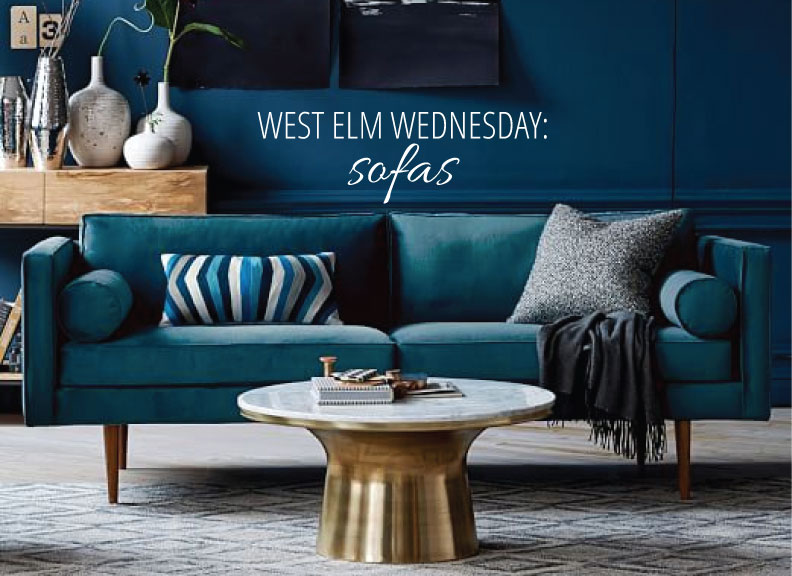 Just A Darling Life West Elm Wednesday Sofas!
