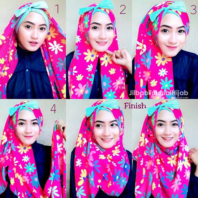 Tutorial Cara Memakai Hijab Modern yang Unik dan Cantik ...