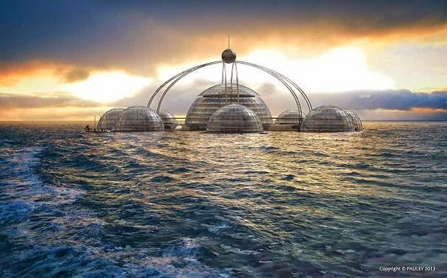 5 Desain Rumah Yang Dibangun Di Atas Air Laut | Rumah ...