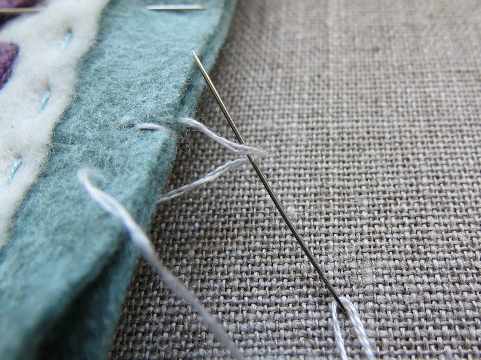 How to stitch 'Blanket Stitch' A Little Happy Place