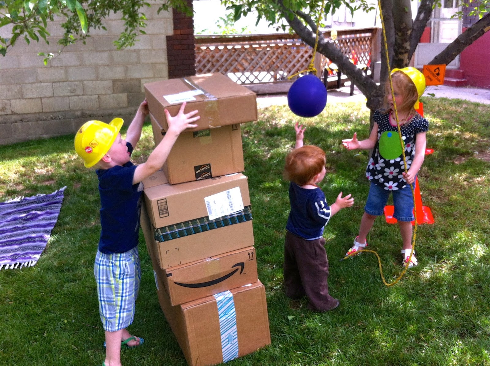 A Song of Sixpence construction site birthday party