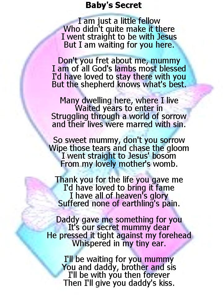 LLM Calling Poems for Babyloss Services Baby's Secret