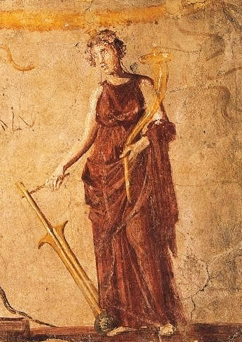 Statuetta di Tipo in Resina di Bronzo Fuso a Freddo dea della Fortuna e della Fortuna Talos Artifacts