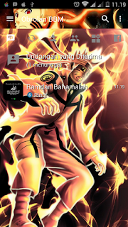 BBM Naruto Change Background With FBUI v3.2.2.8 Apk Unclone Terbaru