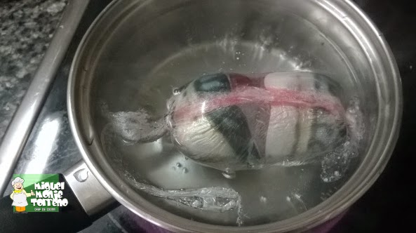 Caballa en Escabeche de Remolacha