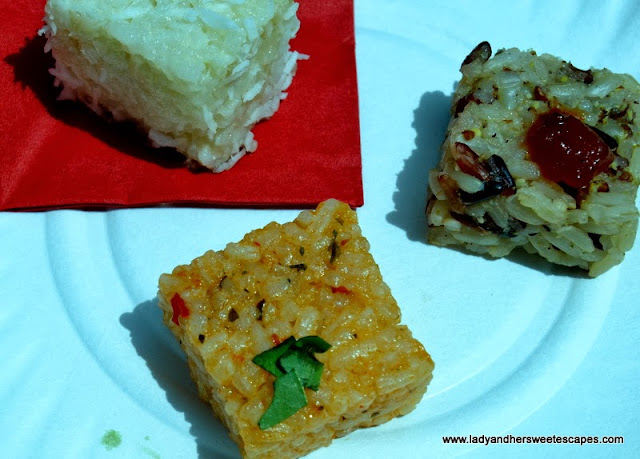 cool and delicious rice cubes made with Rice Cube Sushi Maker