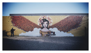 .: Angel's Trumpet Ale House Mural w Lalo