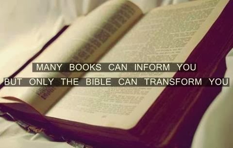 THE BIBLE TRANSFORMS YOU