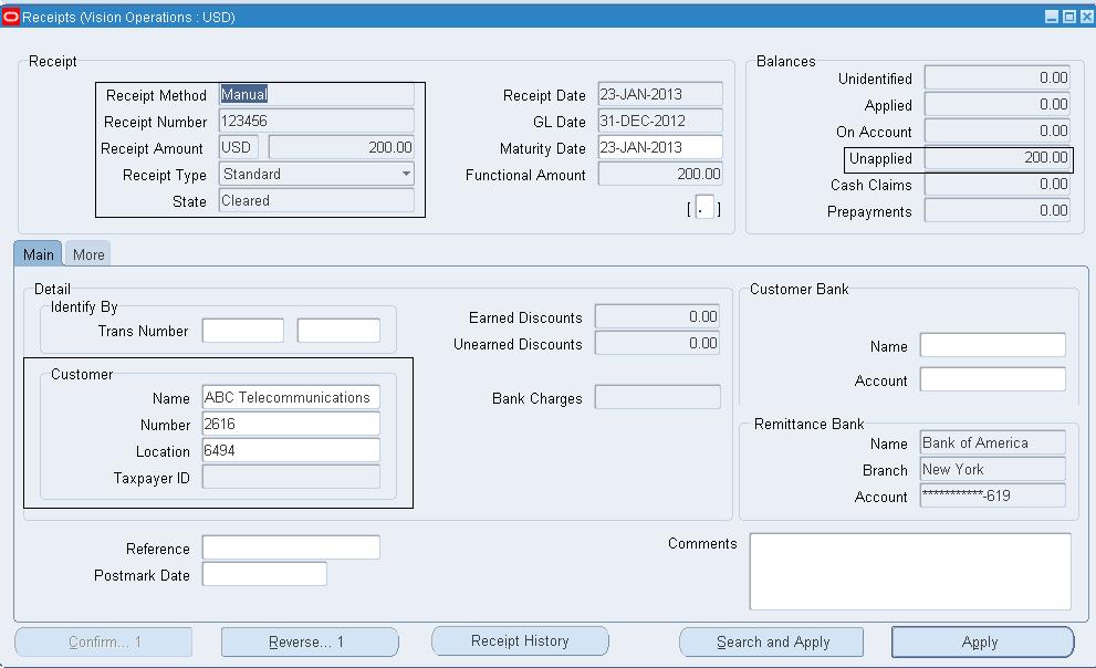 oracle concepts for you AR Accounting Entries Process in Oracle Apps