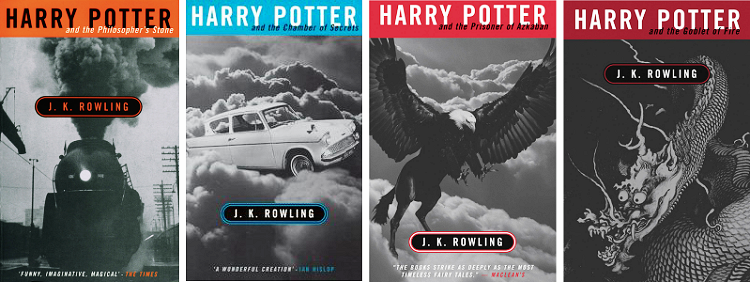 Harry Potter UK Adult Book Covers