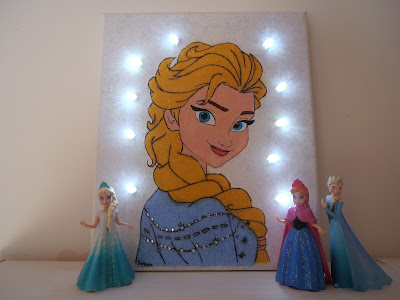 Elsa φωτιζομενος καμβας
