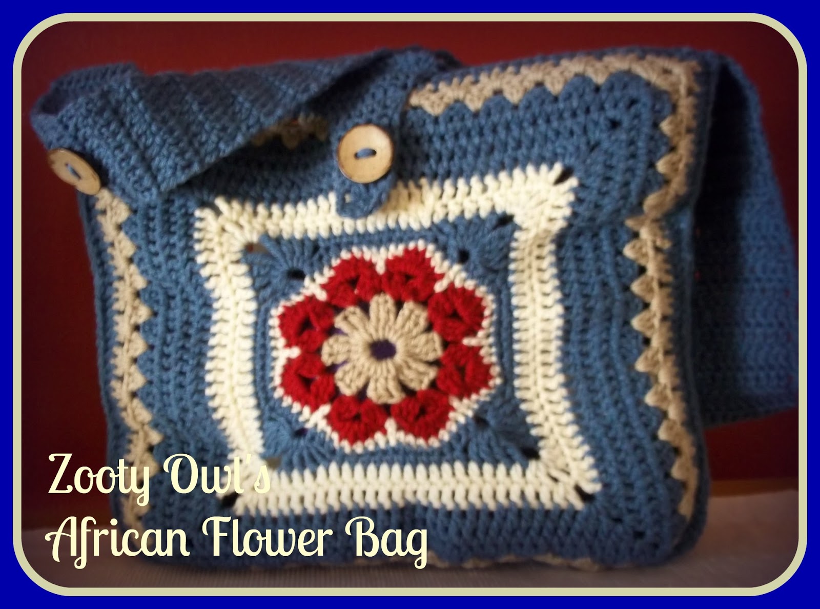 Zooty Owl's Crafty Blog African Flower Crochet Bag