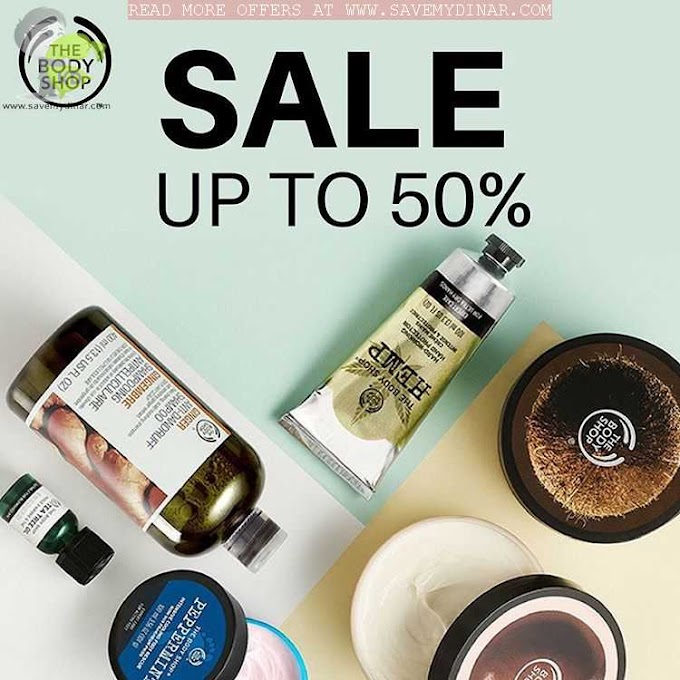 THE BODY SHOP Kuwait - BIG SALE IS NOW ON! Up to 50% on selected lines.