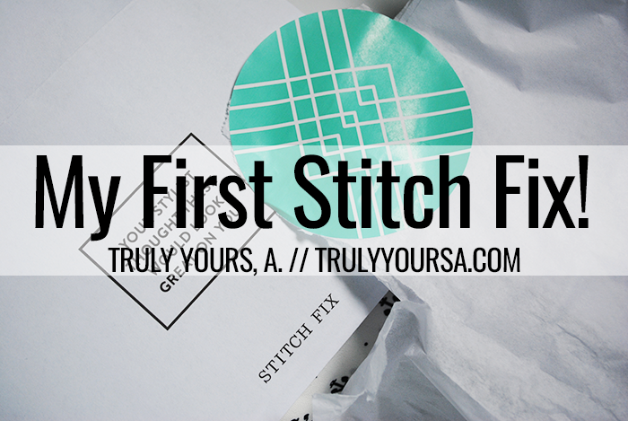 A fashion post featuring my first Stitch Fix box including items from Pixley, Market & Spruce, Fun2Fun, Gorjana.