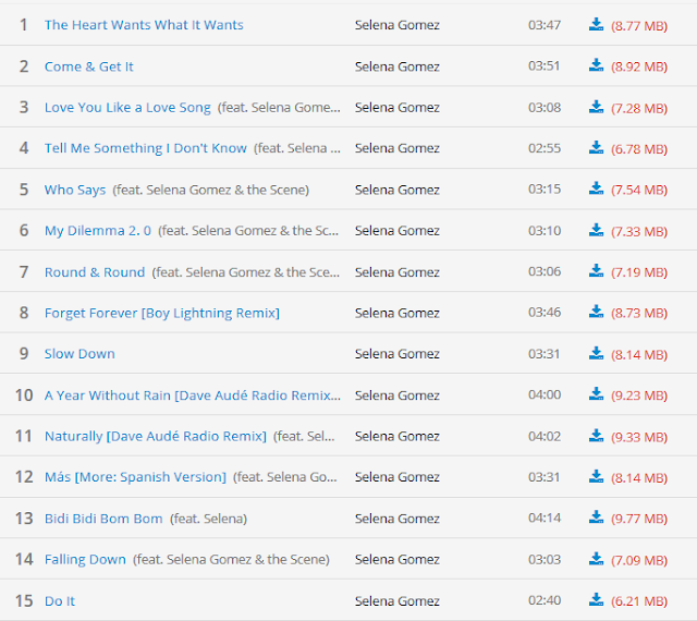 Download Album Selena Gomez For You Full Album
