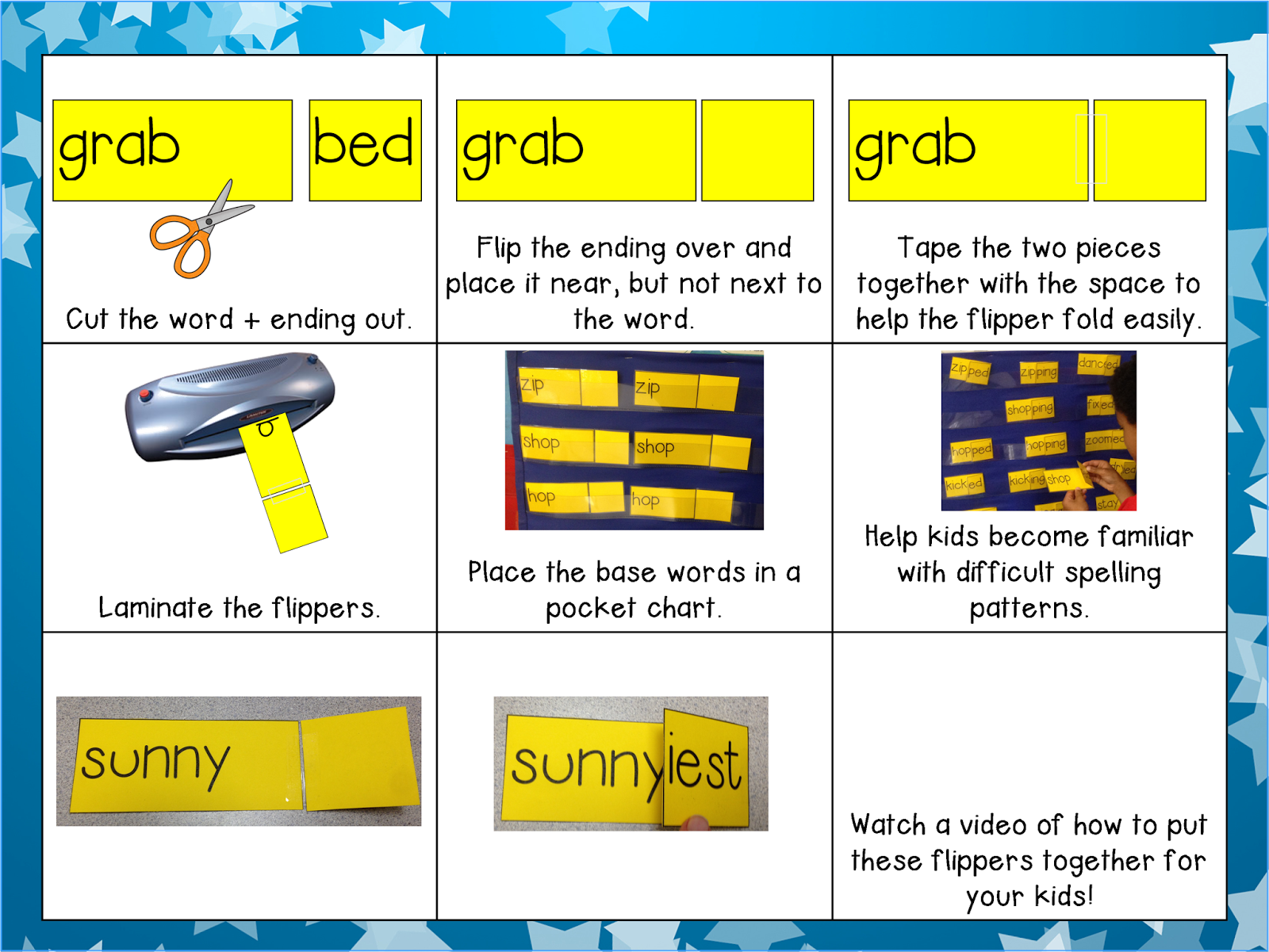 Rockin' Teacher Materials Making New Words with Flippers
