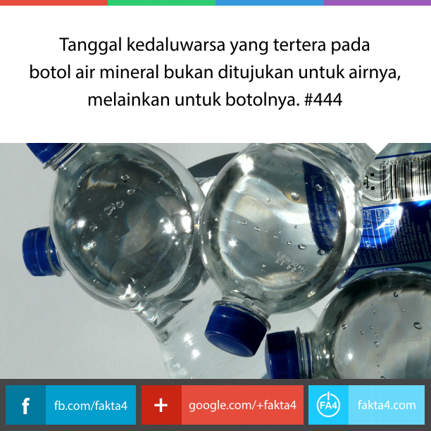 Kedaluwarsa air mineral botol plastik