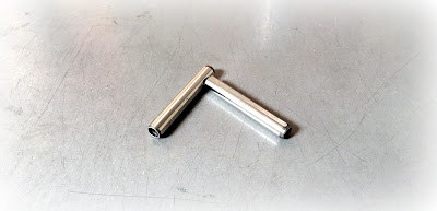 Custom Metric Dowel Pins - M8 X 35MM In Alloy Steel With One Side Tapped With M4 X 0.7M Thread