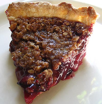 Concord Grape Pie Slice