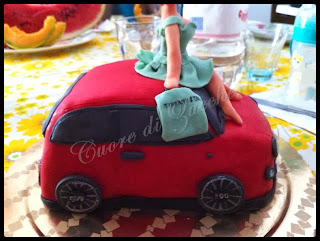 fiat 500 cake