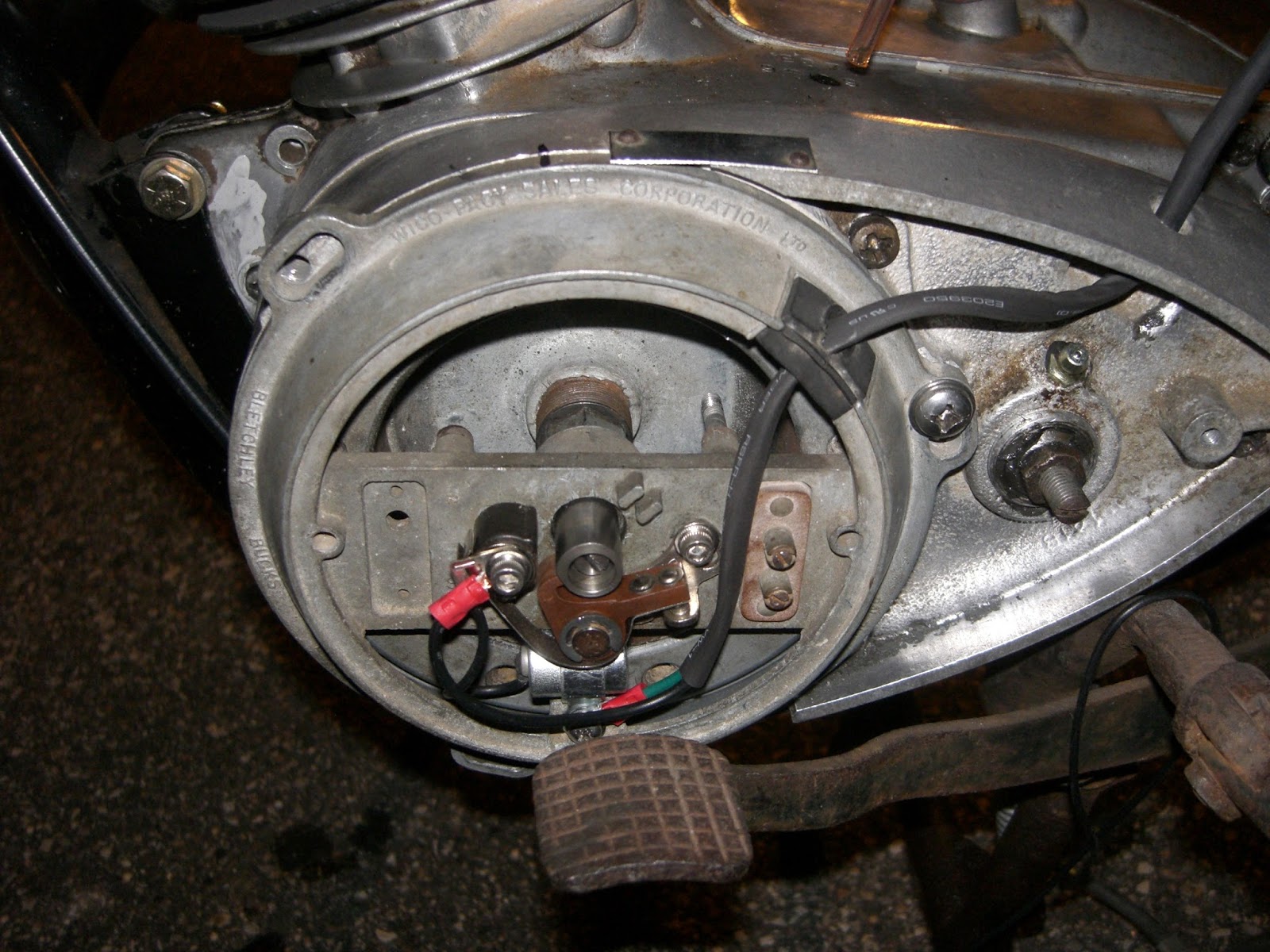 AltFuel Speed BSA Bantam Homemade 12V Ignition System