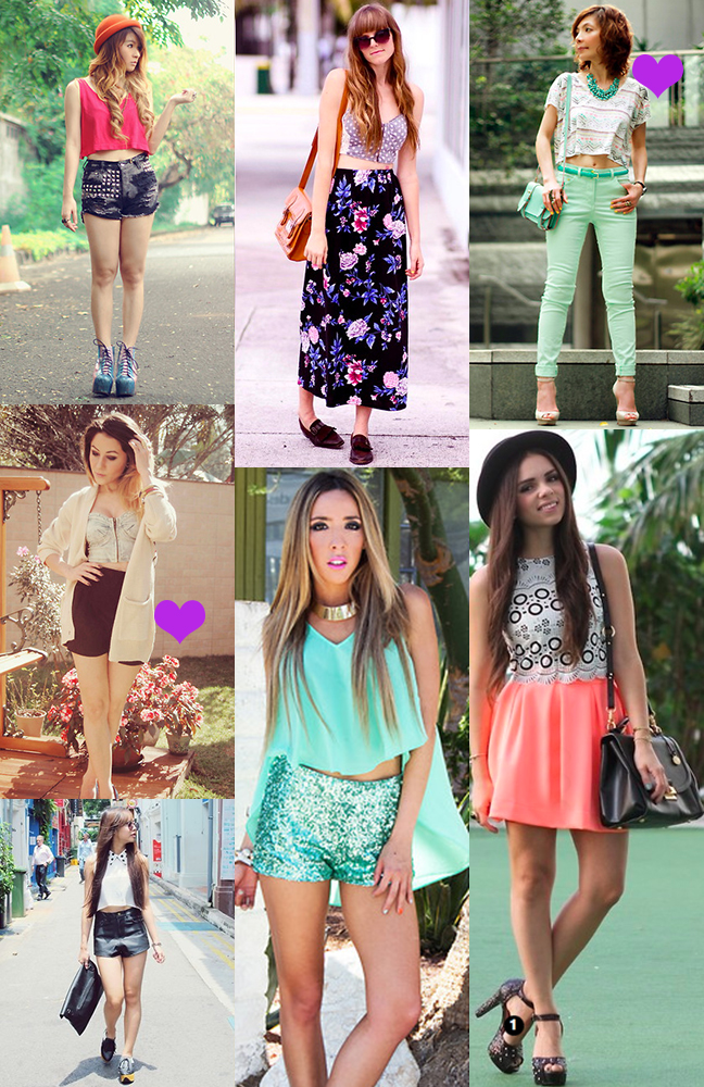 Moda Cropped De Saia Rodada: MODA: Top Cropped