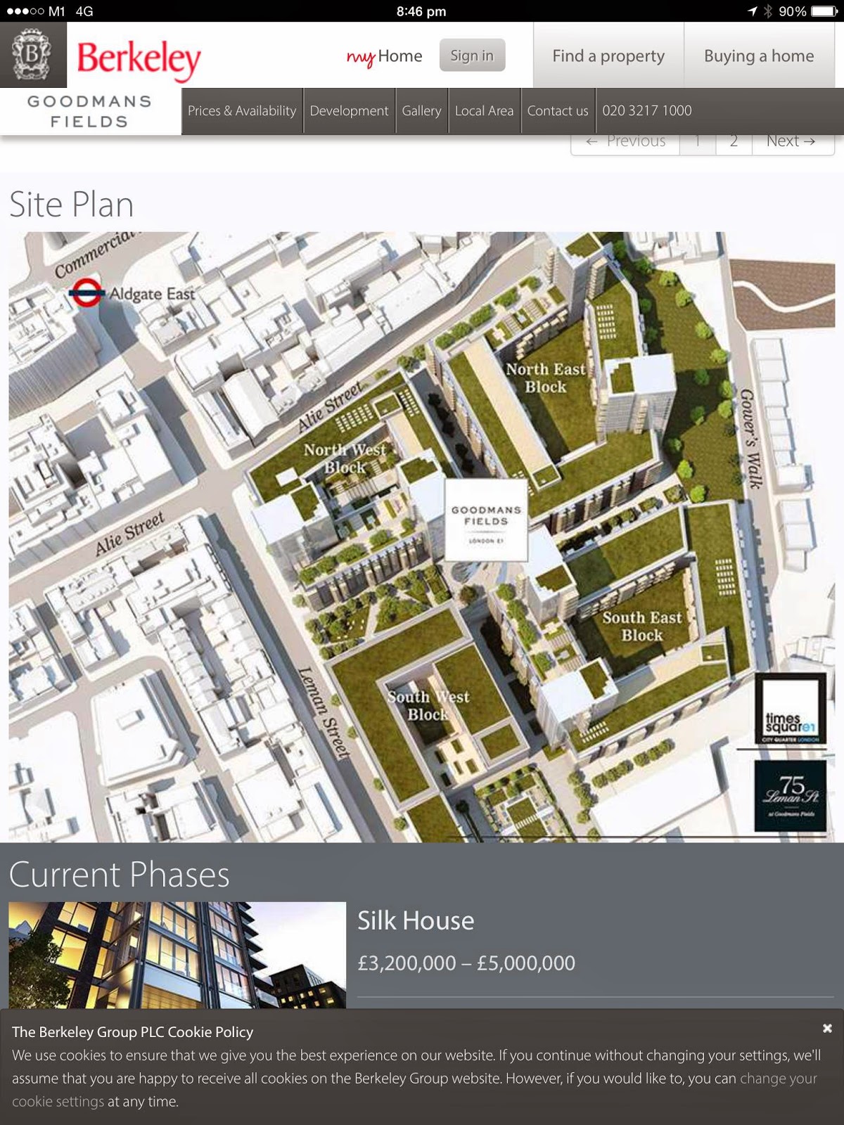 London Property for Overseas Investors Goodman Fields, Berkeley Homes