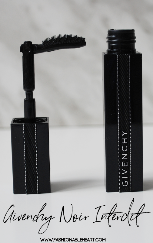 bbloggers, bbloggersca, canadian beauty bloggers, beauty blog, product review, mascara, sephora, sephora canada, givenchy beauty, noir interdit, deep black, wand, 90 degree angle, volume, length, scent, bottle, tube, exclusive