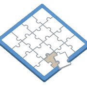 ジグソーパズルのイラスト