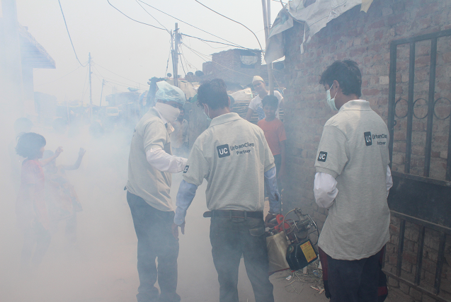 UrbanClap offers free pest control services in under privileged areas in Delhi UrbanClap offers free pest control services in under privileged areas in Delhi