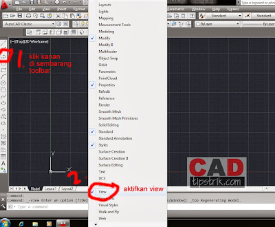 Cara Merubah Tampilan 2D ke 3D Isometric Interface AutoCAD | Tips Triks ...