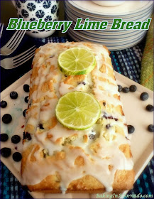 Light and refreshing, Blueberry Lime Bread features a subtle citrus flavor studded with the burst of fresh blueberries. | Recipe developed by www.BakingInATornado.com | #recipe 