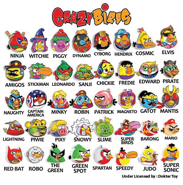MAINAN CRAZY BIRD