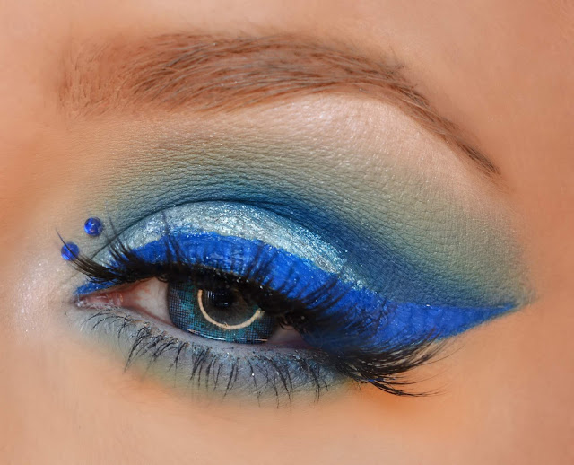 Nyx In Your Element Water Palette Eye Makeup Look