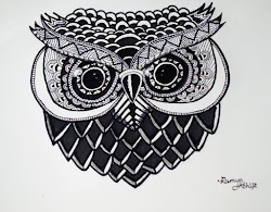 pen drawings easy zentangle sketches owl sketch marker pencil daily paintingvalley obsession materials