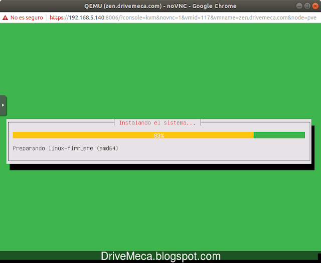 El asistente comienza la instalacion El asistente comienza la instalacion