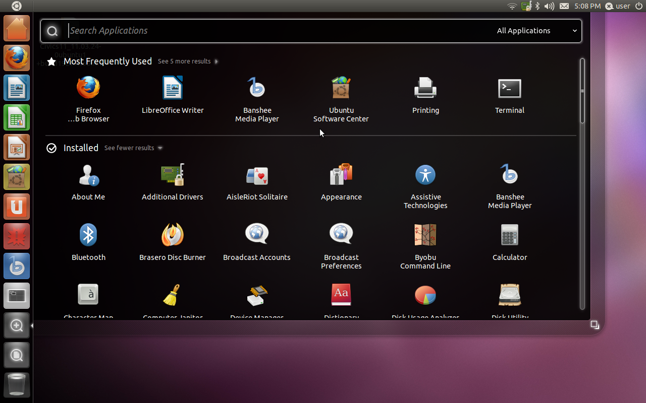 Рабочие окружения linux. Графический Интерфейс Гном Ubuntu. Unity Linux. Gnome окружение рабочего стола. Убунту 11.