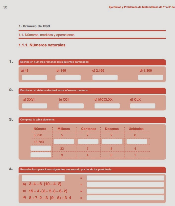 http://www.orientacionandujar.es/wp-content/uploads/2013/06/cuaderno-de-verano-matematicas-1-ESO.pdf