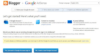 Cara mudah daftar Google Adsense melalui Blogspot Cara mudah daftar Google Adsense melalui Blogspot