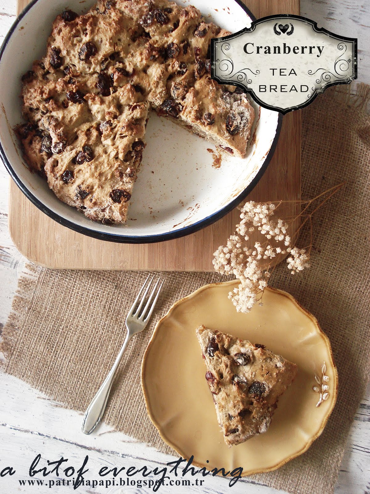 cranberry tea bread