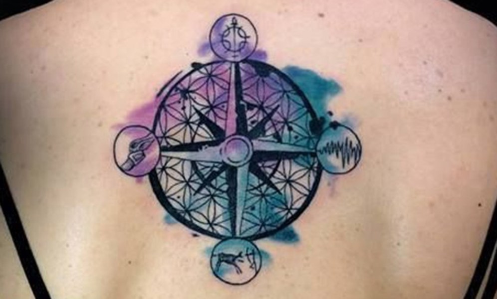 Tatuajes de la Rosa de los Vientos y su significado Tatuantes - Tatuajes Rosa De Los Vientos