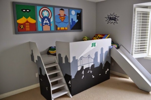 Kids bed with slide &#8211; amazing photos