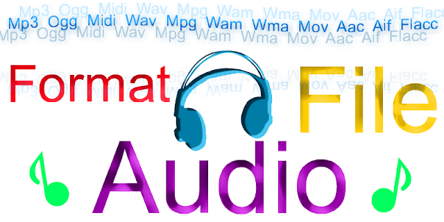 Mengenal Format Audio, Macam  macam File Format Audio