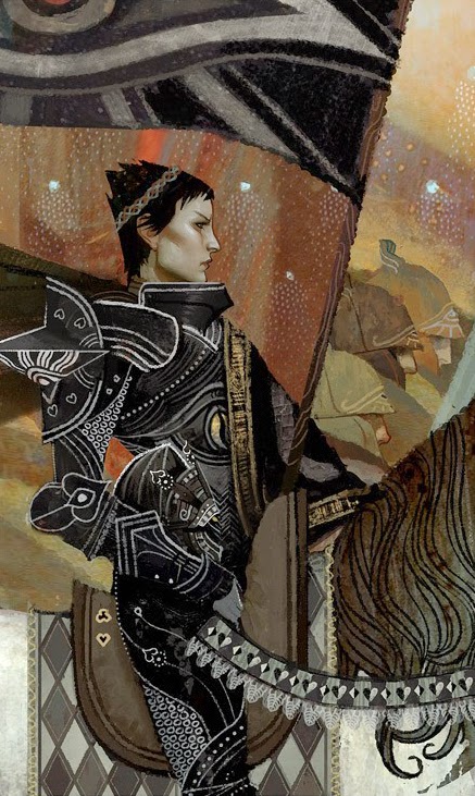 The Geeky Nerfherder Cool Art Four Of Coins Strength Dragon Age Inquisition Tarot Card Prints