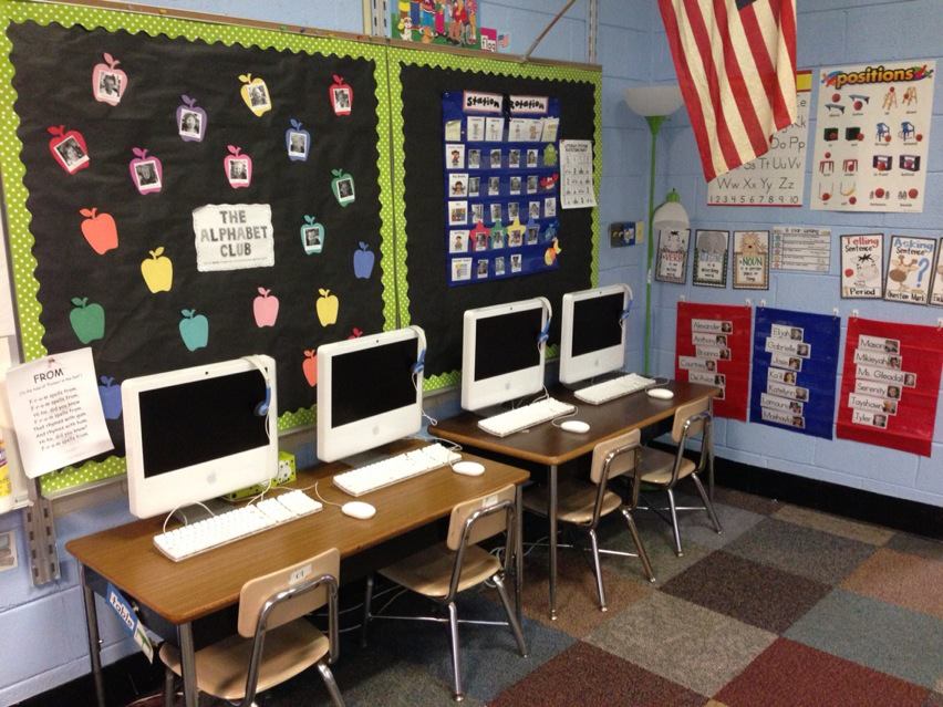 Under the Alphabet Tree: Classroom Set-Up {then & now}