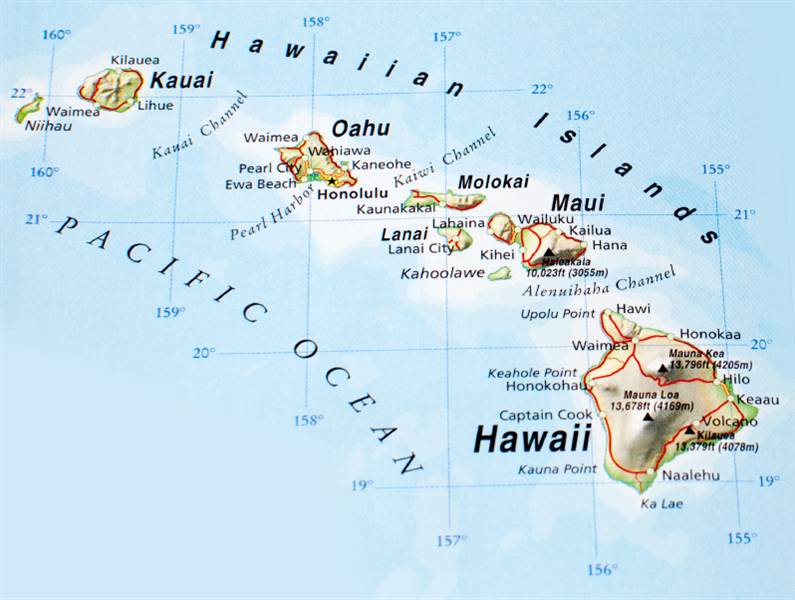 February 2013 Map Of Hawaii Cities And Islands February 2013 Map Of Hawaii Cities And Islands
