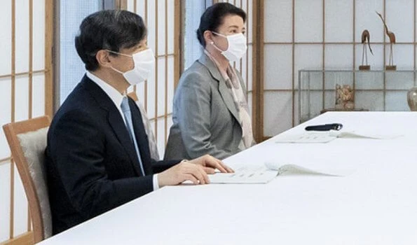 Emperor Naruhito and Empress Masako received information from Yumiko Watanabe and Yasuo Otani on coronavirus pandemic  impact on childcare