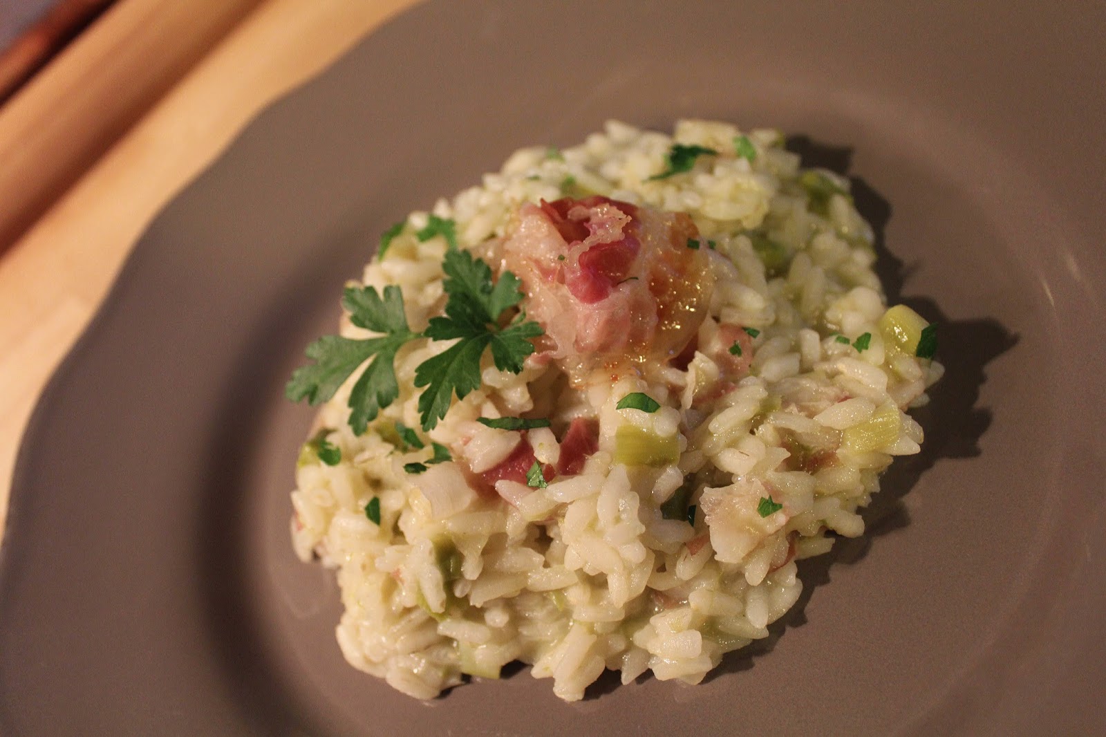 Anna in Casa ricette e non solo Risotto con asparagi e pancetta